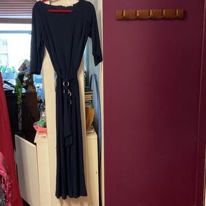 Elegant Navy Blue Jumpsuit